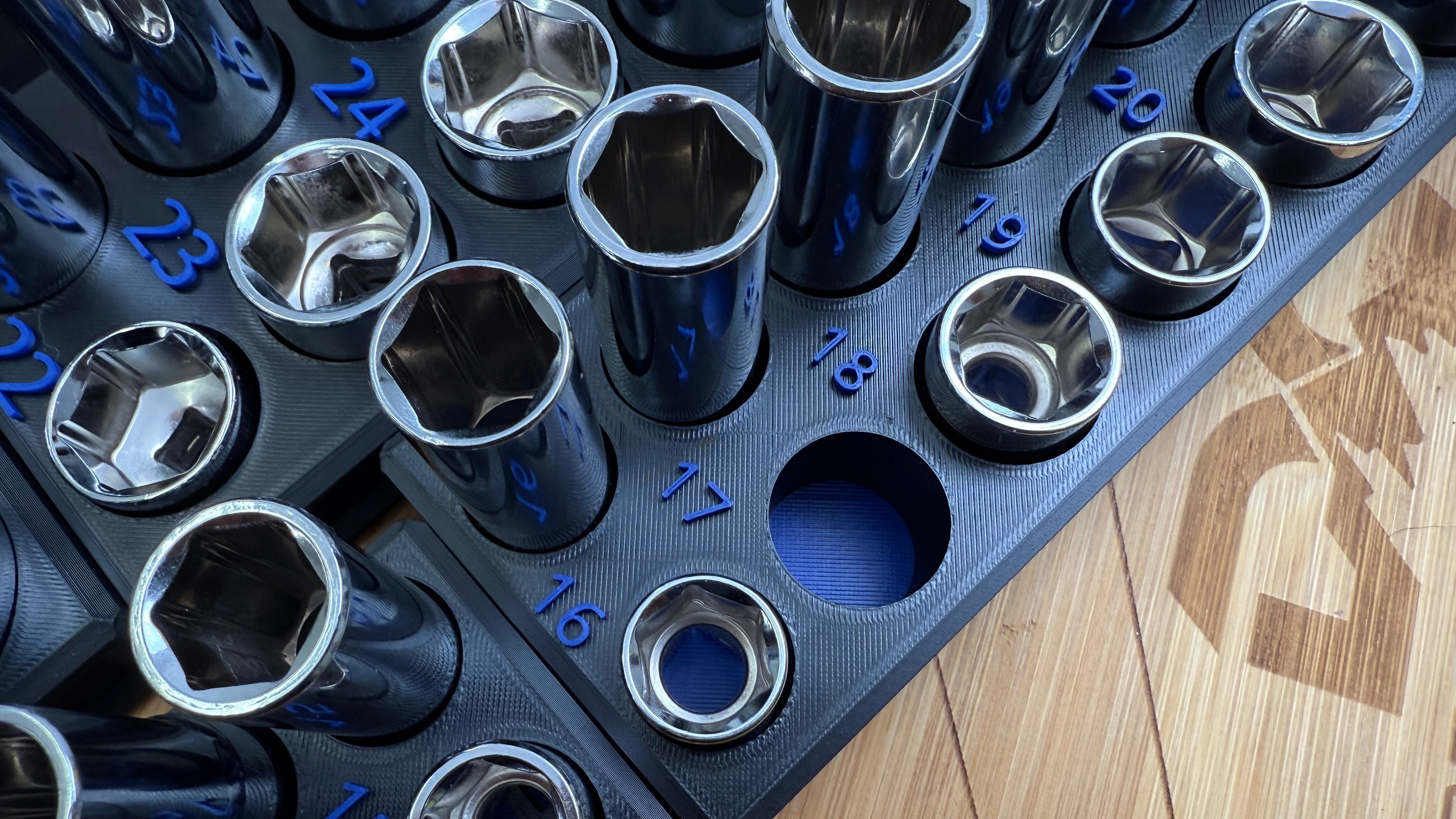 DoT Socket Trays for Quinn 1/2" Chrome Master Set