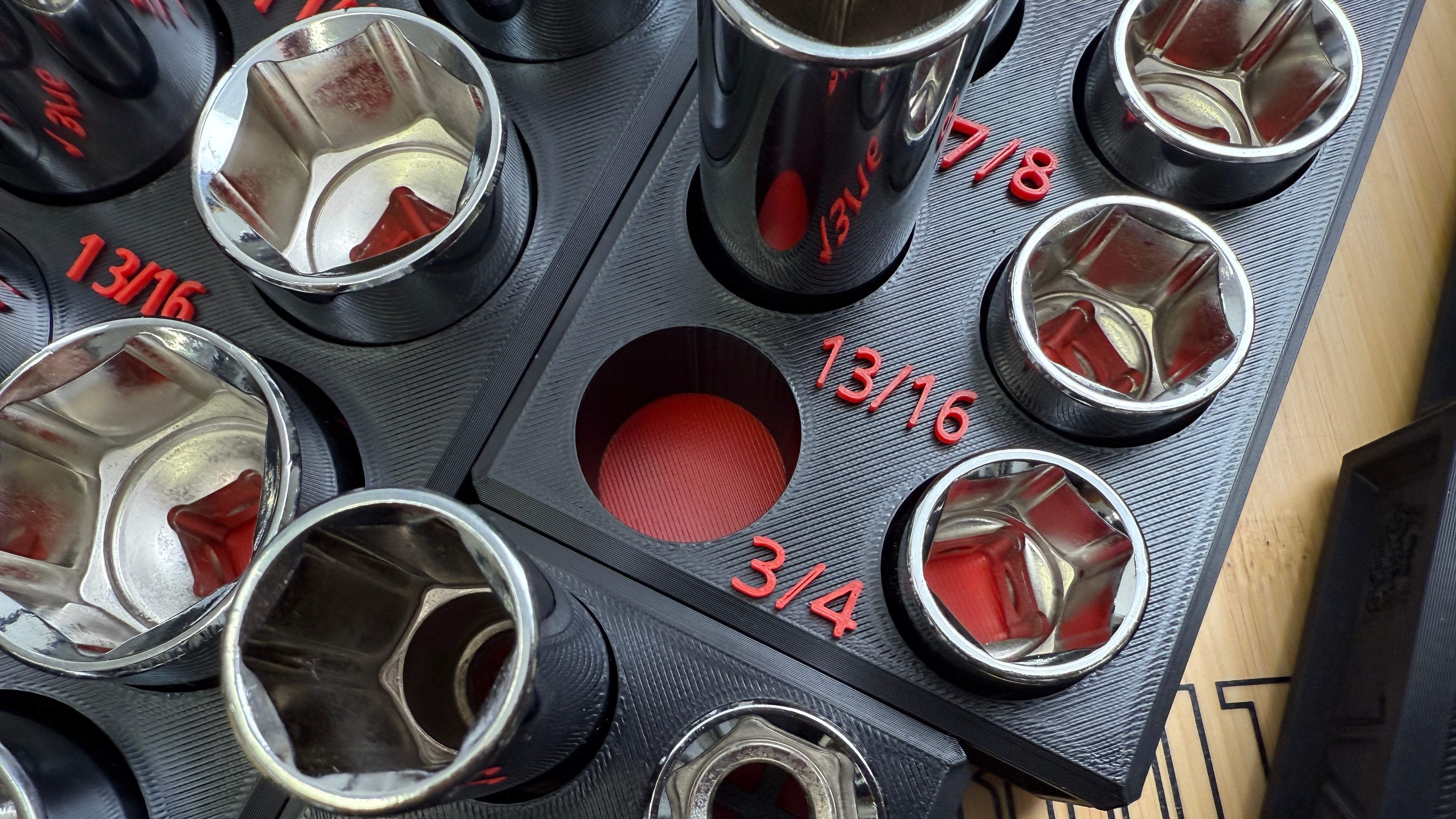 DoT Socket Trays for Quinn 1/2" Chrome Master Set