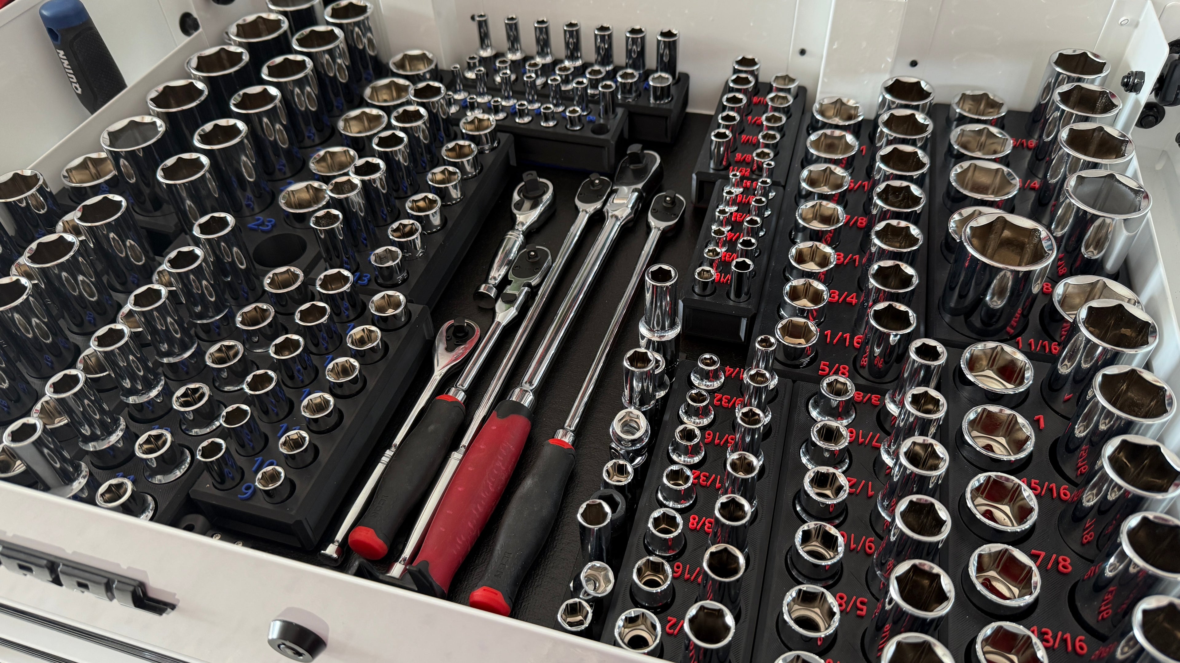 DoT Socket Trays for Quinn 1/4 Chrome Master Set
