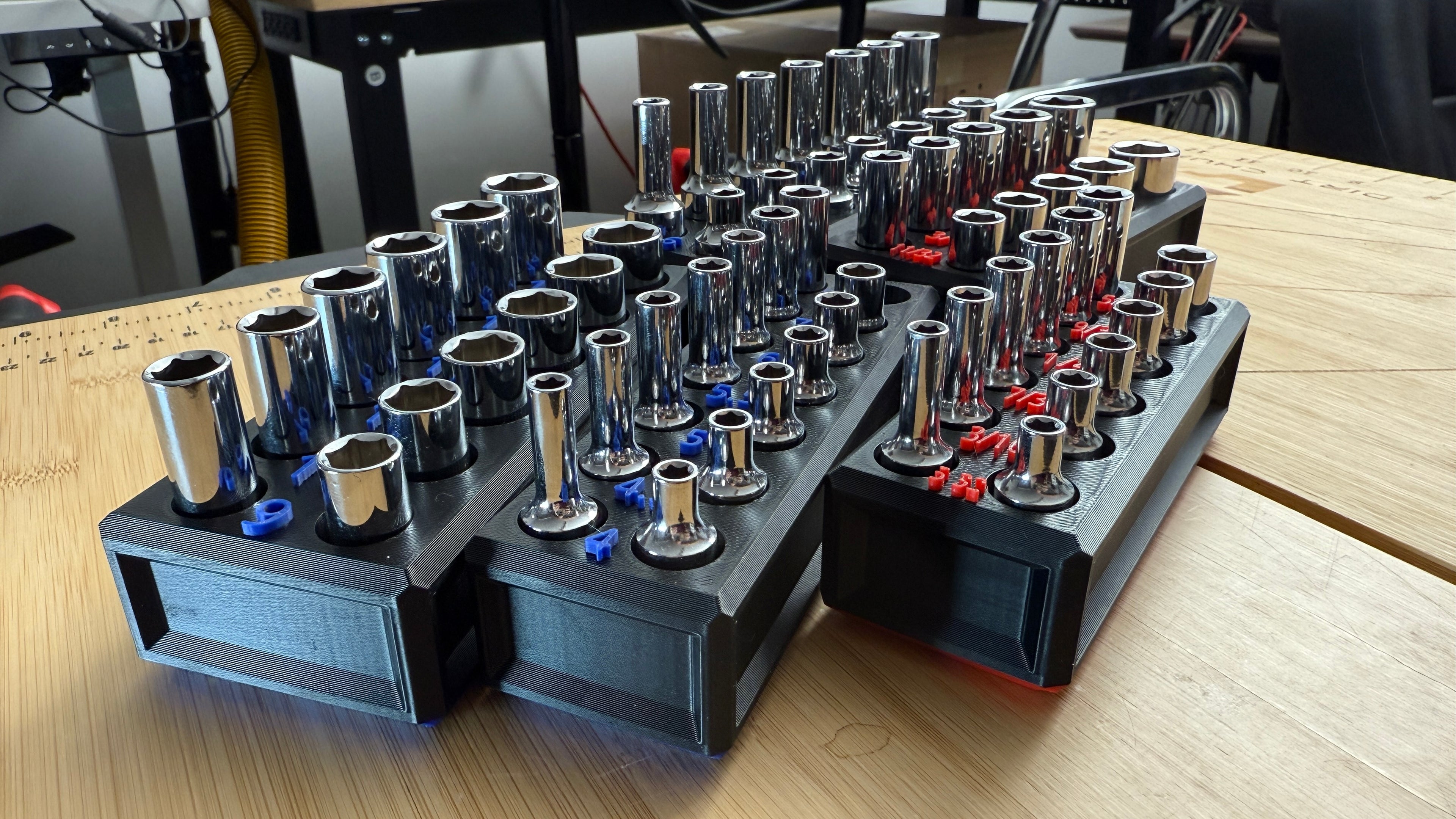 DoT Socket Trays for Quinn 1/4 Chrome Master Set