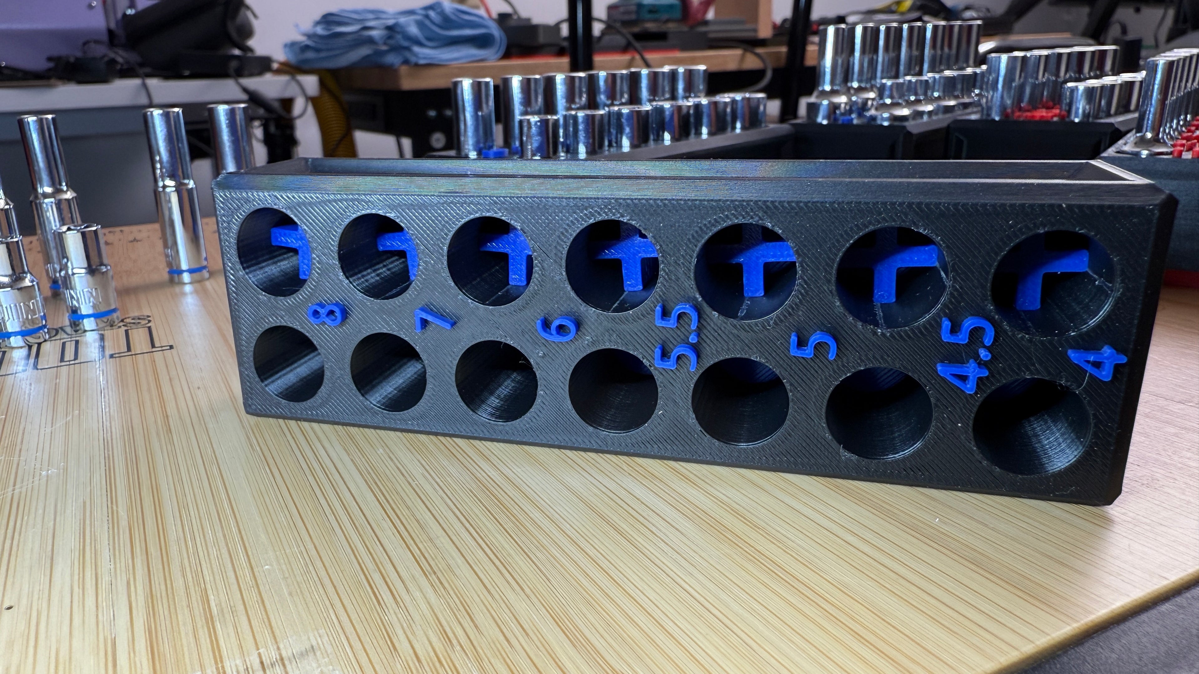 DoT Socket Trays for Quinn 3/8 Impact Master Set